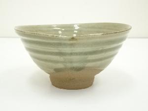 作家物　灰釉茶碗